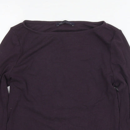 Womens UK Size 10 Marks and Spencer Purple Basic Blouse