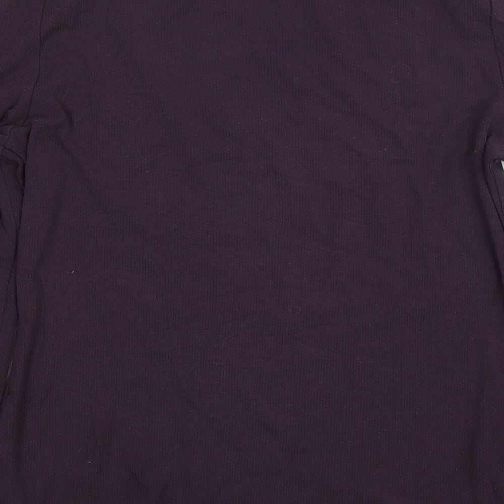 Womens UK Size 10 Marks and Spencer Purple Basic Blouse