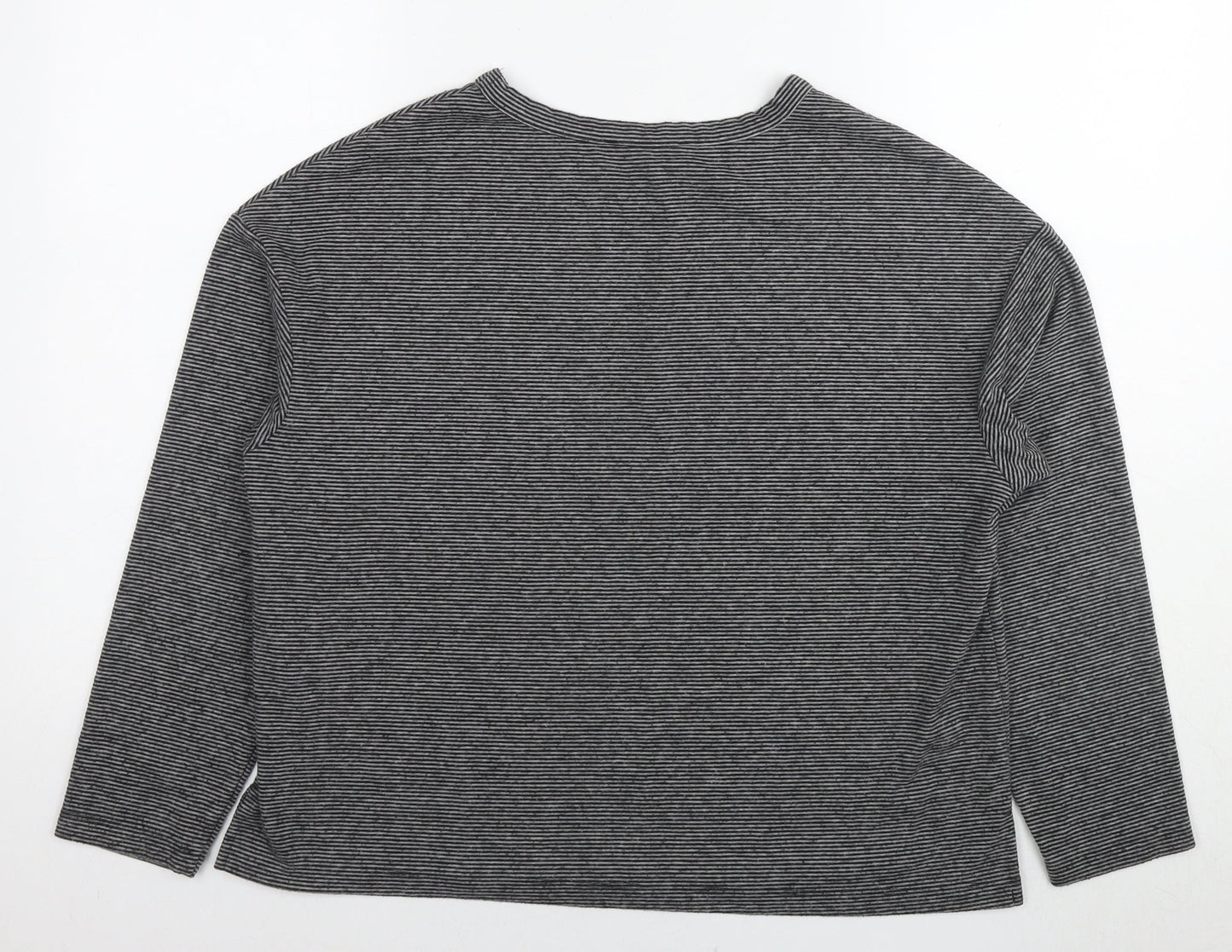 Womens UK Size 14 Marks and Spencer Grey Jersey T-Shirt