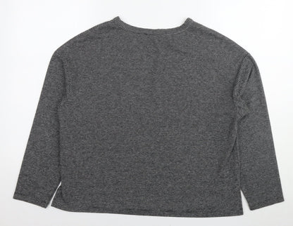Womens UK Size 14 Marks and Spencer Grey Jersey T-Shirt