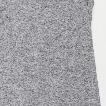 NEXT Womens Grey Polyester Tank Dress Size 12 Round Neck Pullover