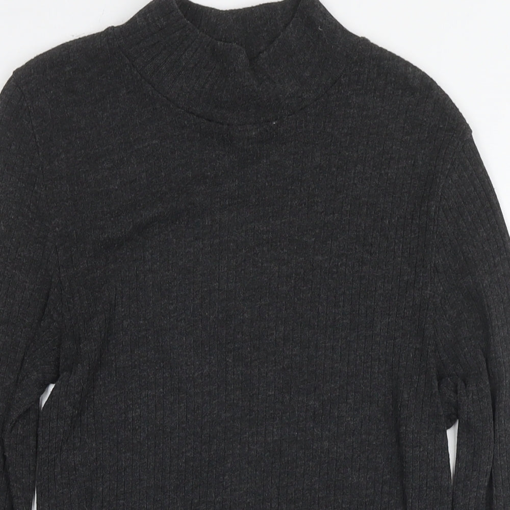 Womens UK Size M H&M Grey Jersey T-Shirt