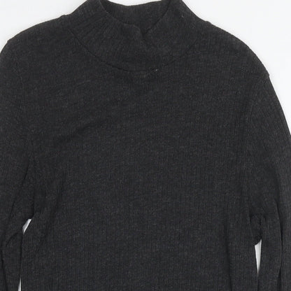 Womens UK Size M H&M Grey Jersey T-Shirt