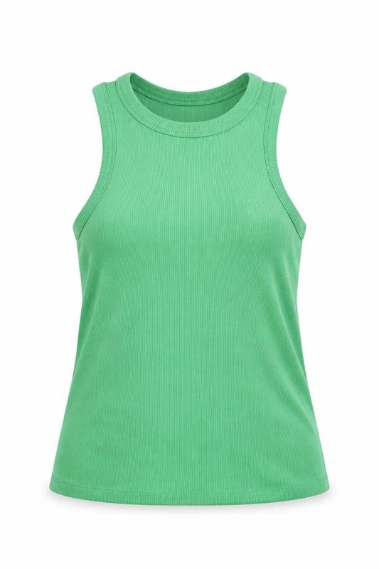 Womens UK Size 2XL Noisy may Green Basic Tank