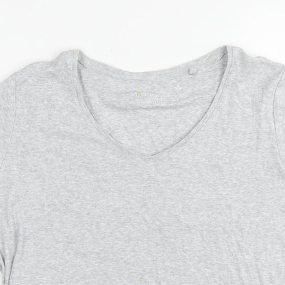 Womens UK Size 18 Marks and Spencer Grey Basic T-Shirt
