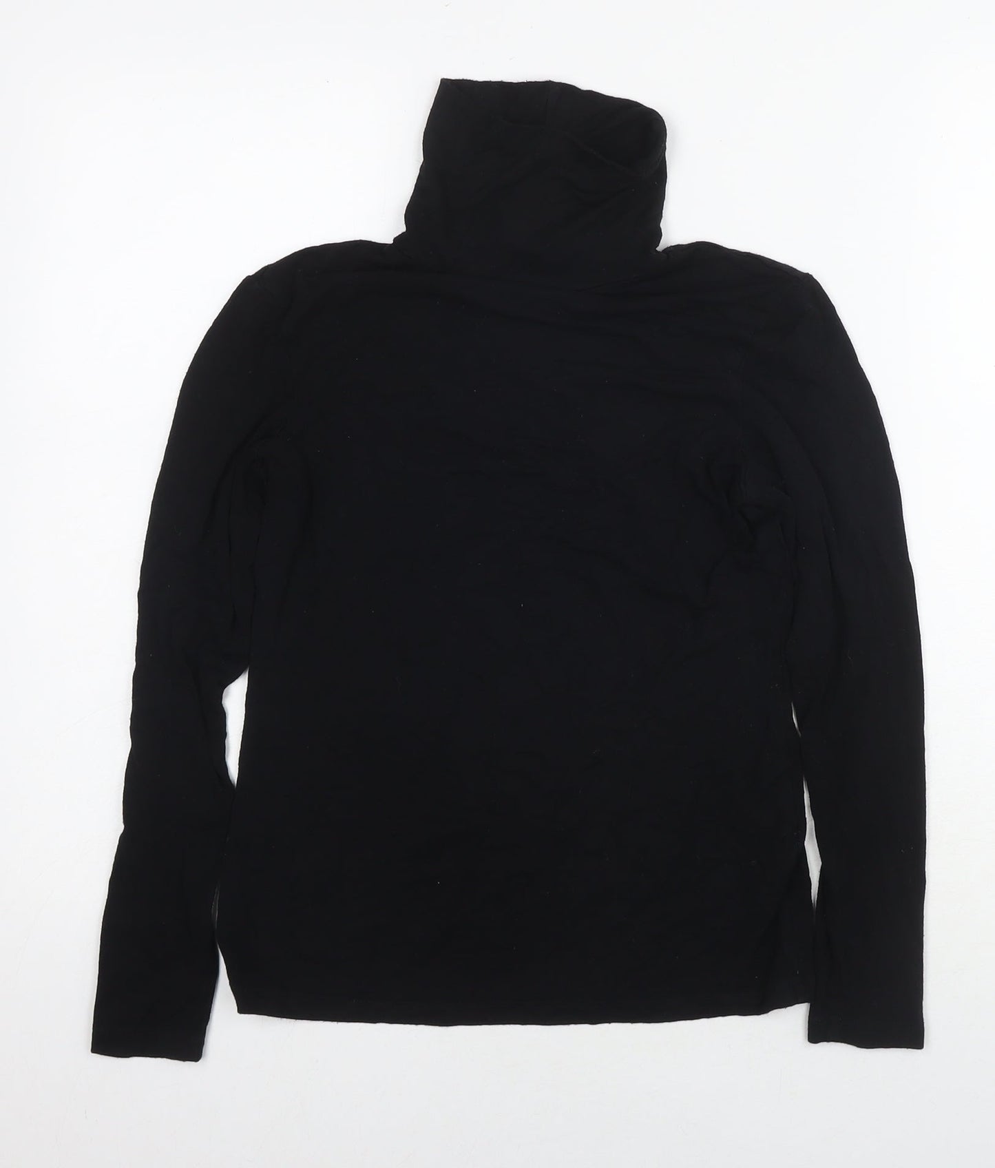 Womens UK Size 12 Dorothy Perkins Black Basic Blouse