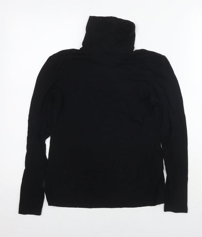 Womens UK Size 12 Dorothy Perkins Black Basic Blouse