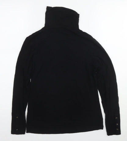Womens UK Size 12 Dorothy Perkins Black Basic Blouse