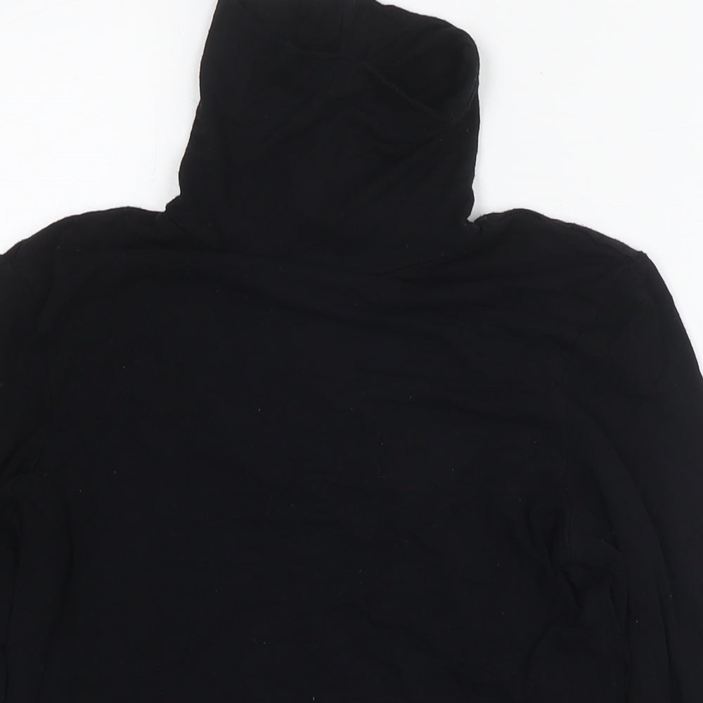 Womens UK Size 12 Dorothy Perkins Black Basic Blouse