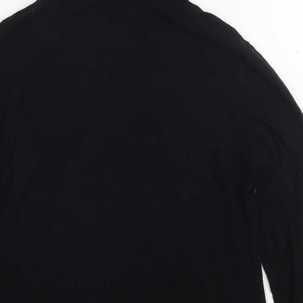 Womens UK Size 12 Dorothy Perkins Black Basic Blouse