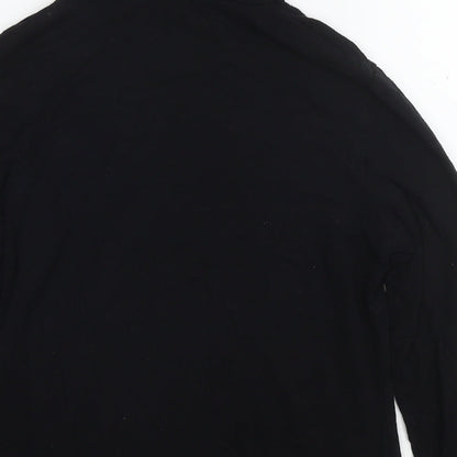 Womens UK Size 12 Dorothy Perkins Black Basic Blouse