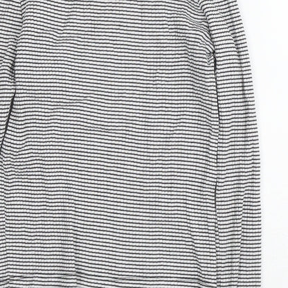 Womens UK Size 12 Topshop Black Basic Blouse