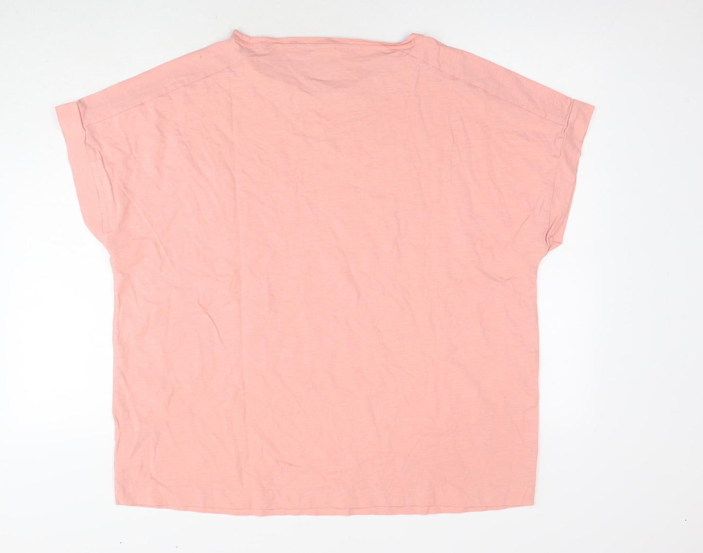 Womens UK Size L NEXT Pink Basic T-Shirt