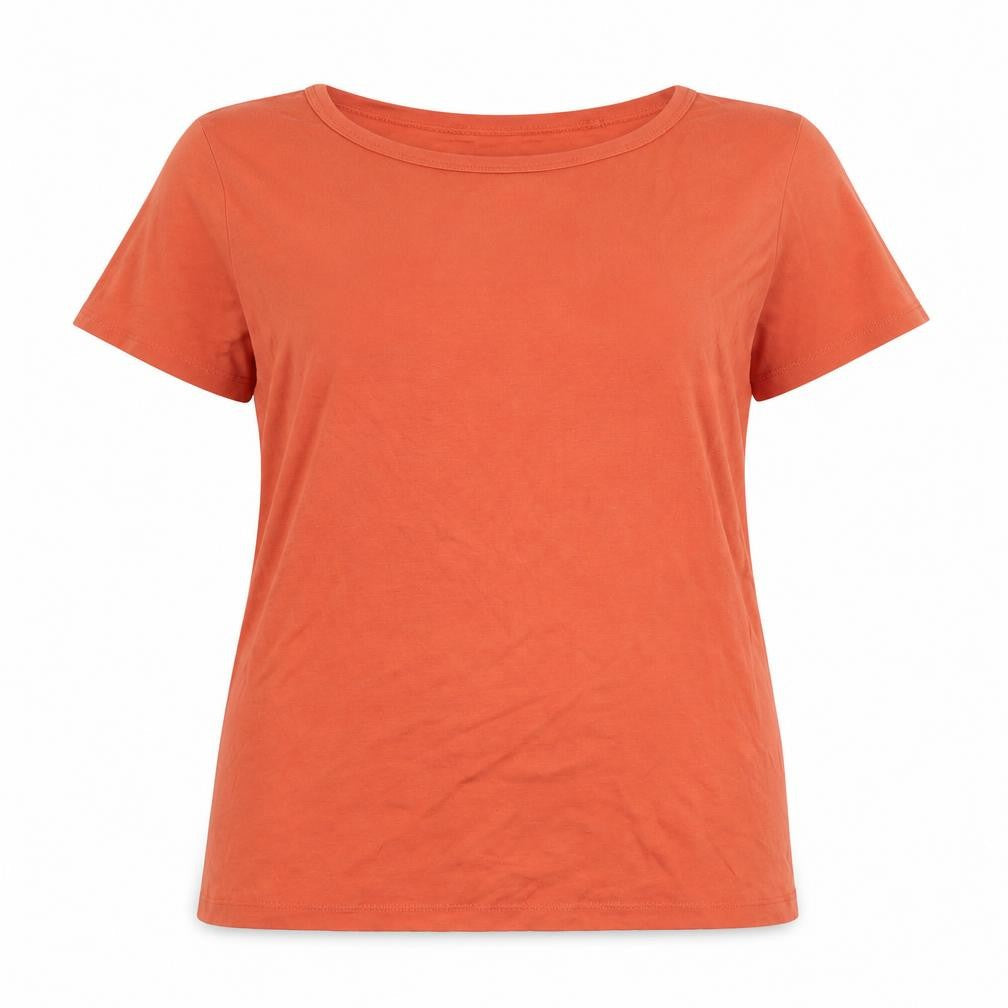 Next Womens Grey Cotton Basic T-Shirt Size 14 Round Neck