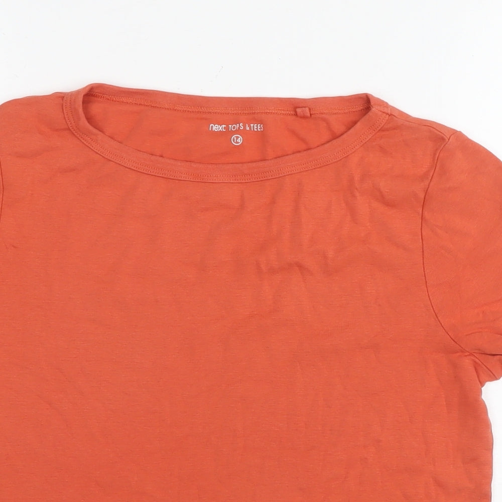 Womens UK Size 14 NEXT Grey Basic T-Shirt