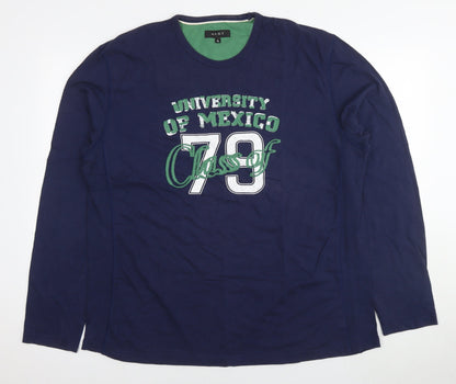 Mens UK Size XL NEXT Blue Pullover Sweatshirt