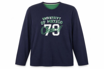 Next Mens Blue Cotton Pullover Sweatshirt Size XL - Mexico 79