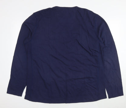 Mens UK Size XL NEXT Blue Pullover Sweatshirt