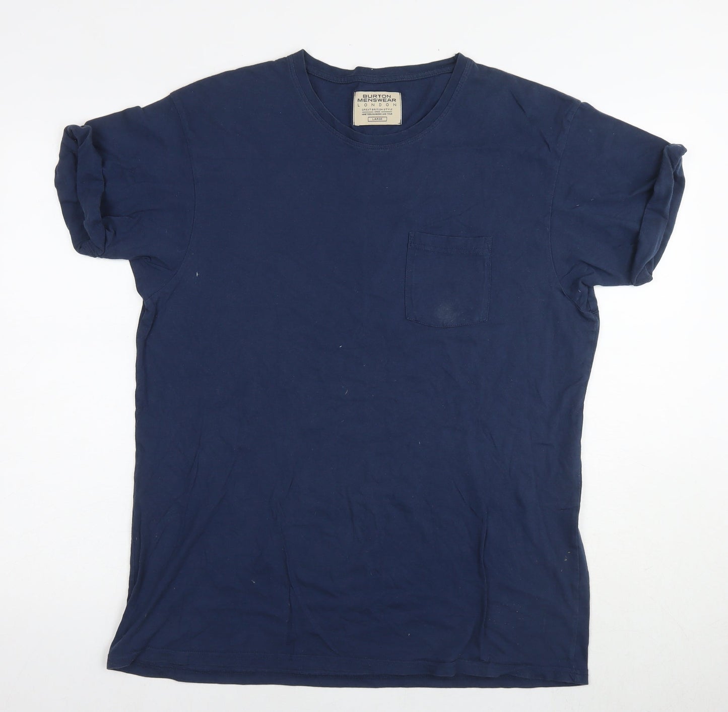 Mens UK Size L Burton Blue  T-Shirt