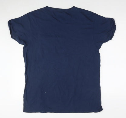 Mens UK Size L Burton Blue  T-Shirt