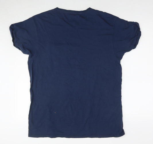 Mens UK Size L Burton Blue  T-Shirt