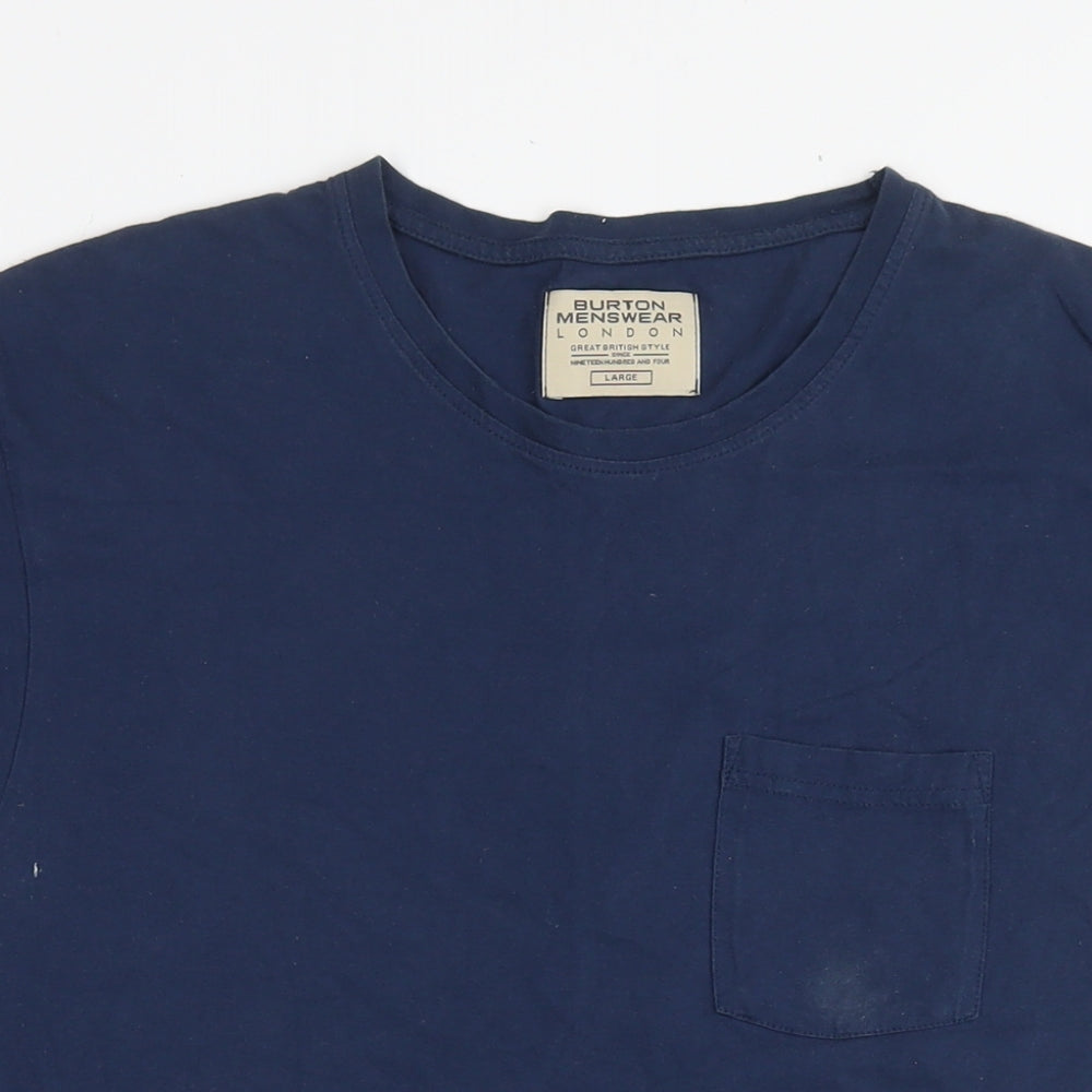 Mens UK Size L Burton Blue  T-Shirt