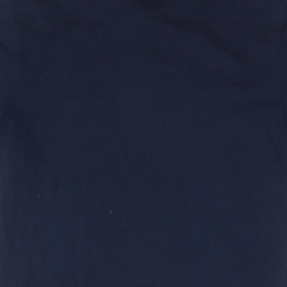 Topshop Mens Blue Cotton Polo Size S Collared Pullover