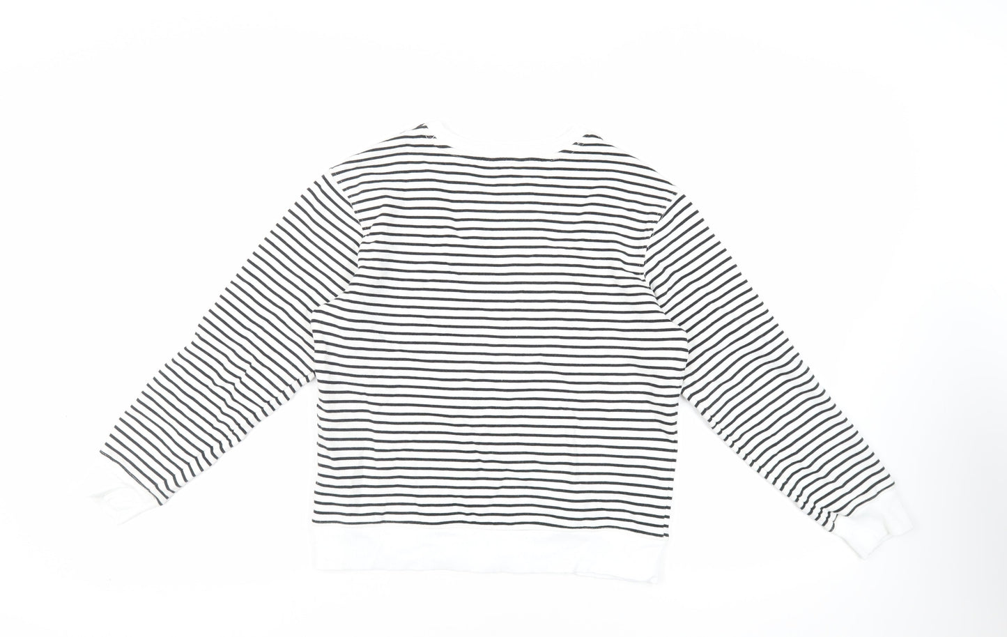 Womens UK Size XS Marks and Spencer White Pullover Sweatshirt