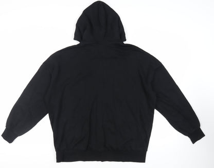 Mens UK Size L Divided by H&M Black Pullover Hoodie