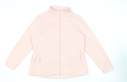 Outdoor Ventures Womens Pink Jacket Size 16 Zip - Zipped Pockets