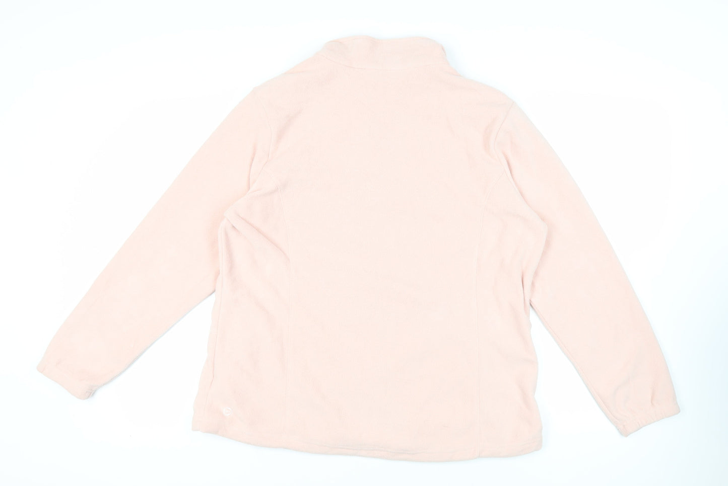 Outdoor Ventures Womens Pink Jacket Size 16 Zip - Zipped Pockets