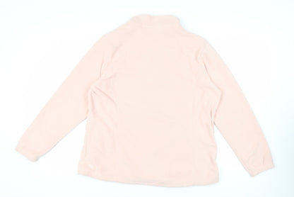Outdoor Ventures Womens Pink Jacket Size 16 Zip - Zipped Pockets