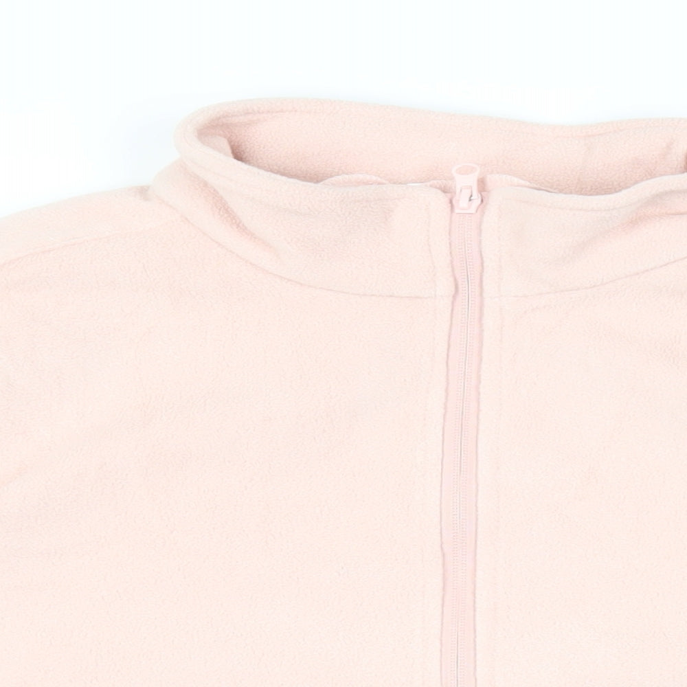 Outdoor Ventures Womens Pink Jacket Size 16 Zip - Zipped Pockets