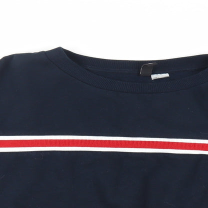 Womens UK Size S Divided by H&M Blue Pullover Sweatshirt