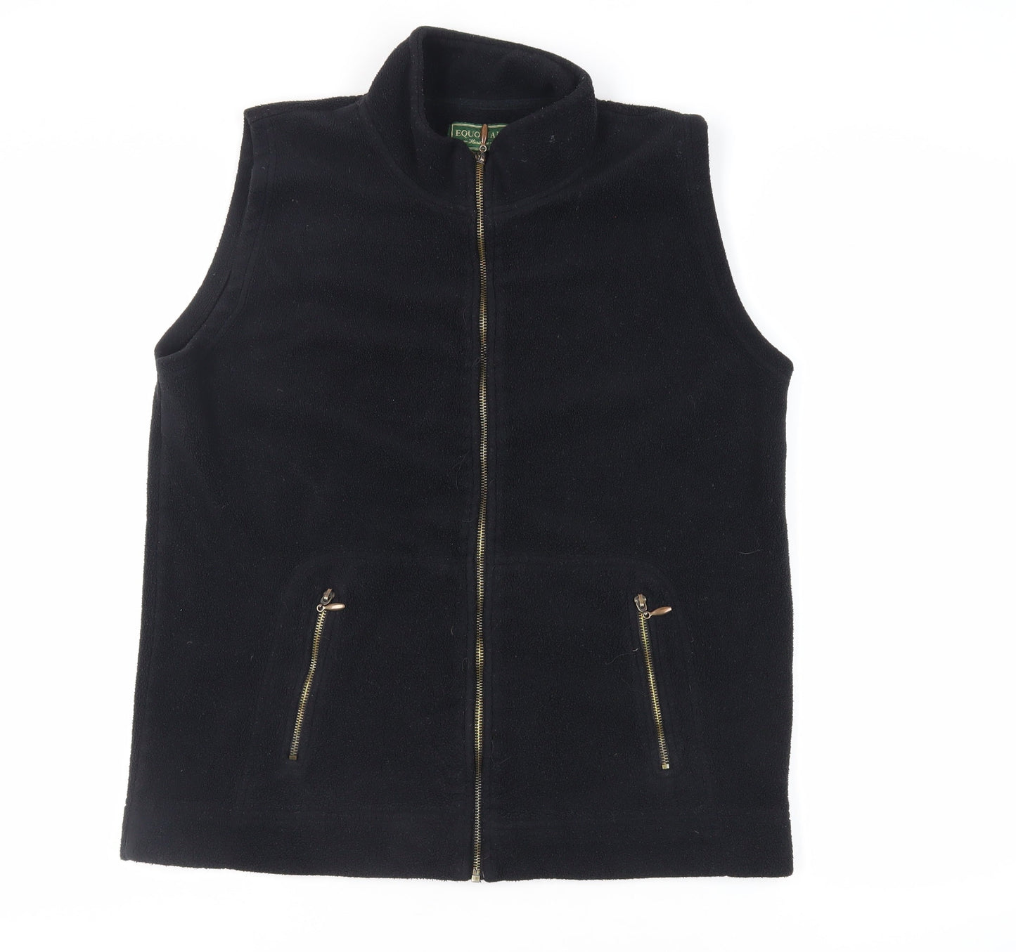 Womens UK Size M Equorian Black Gilet