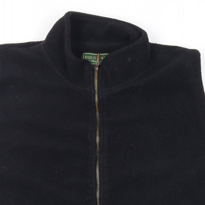 Womens UK Size M Equorian Black Gilet