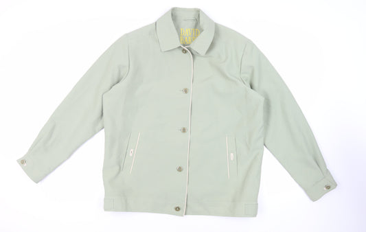 Womens UK Size 16 David Barry Green Jacket