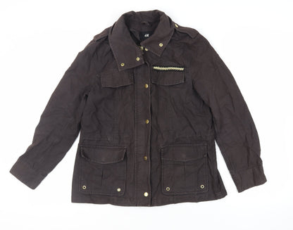 Womens UK Size 8 H&M Brown Jacket