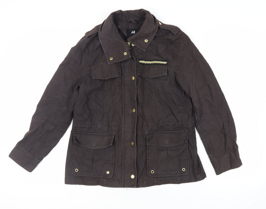Womens UK Size 8 H&M Brown Jacket