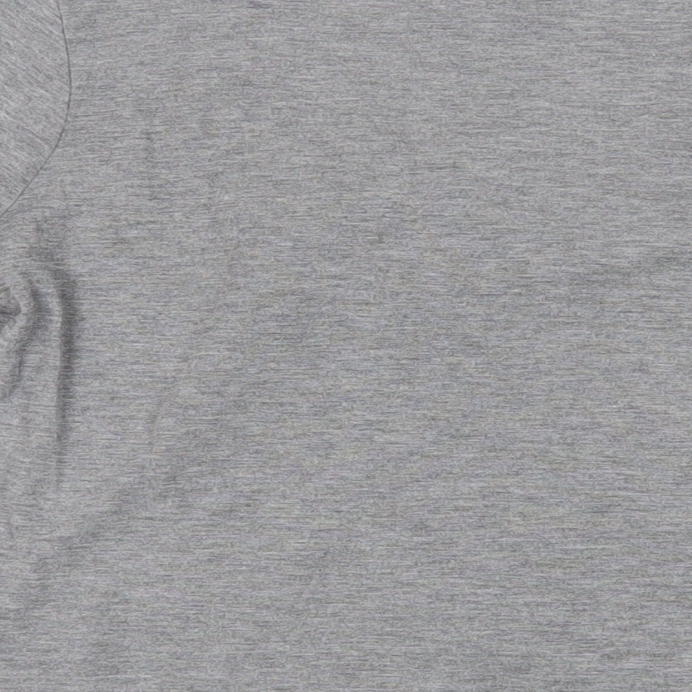 Womens UK Size 10 Per Una Grey Basic T-Shirt