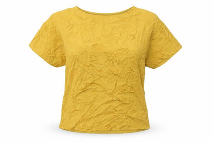 Womens UK Size 8 Marks and Spencer Yellow Basic Blouse