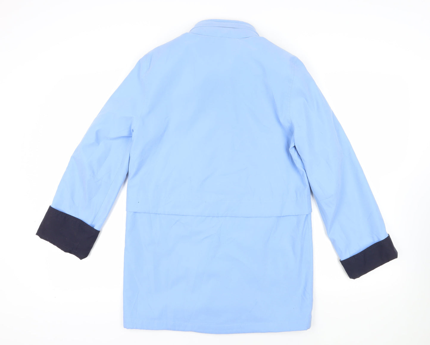 Womens UK Size 8 Marks and Spencer Blue Overcoat