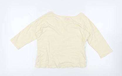 Womens UK Size 6 NEXT Ivory Basic Blouse