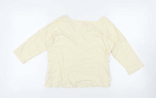 Womens UK Size 6 NEXT Ivory Basic Blouse