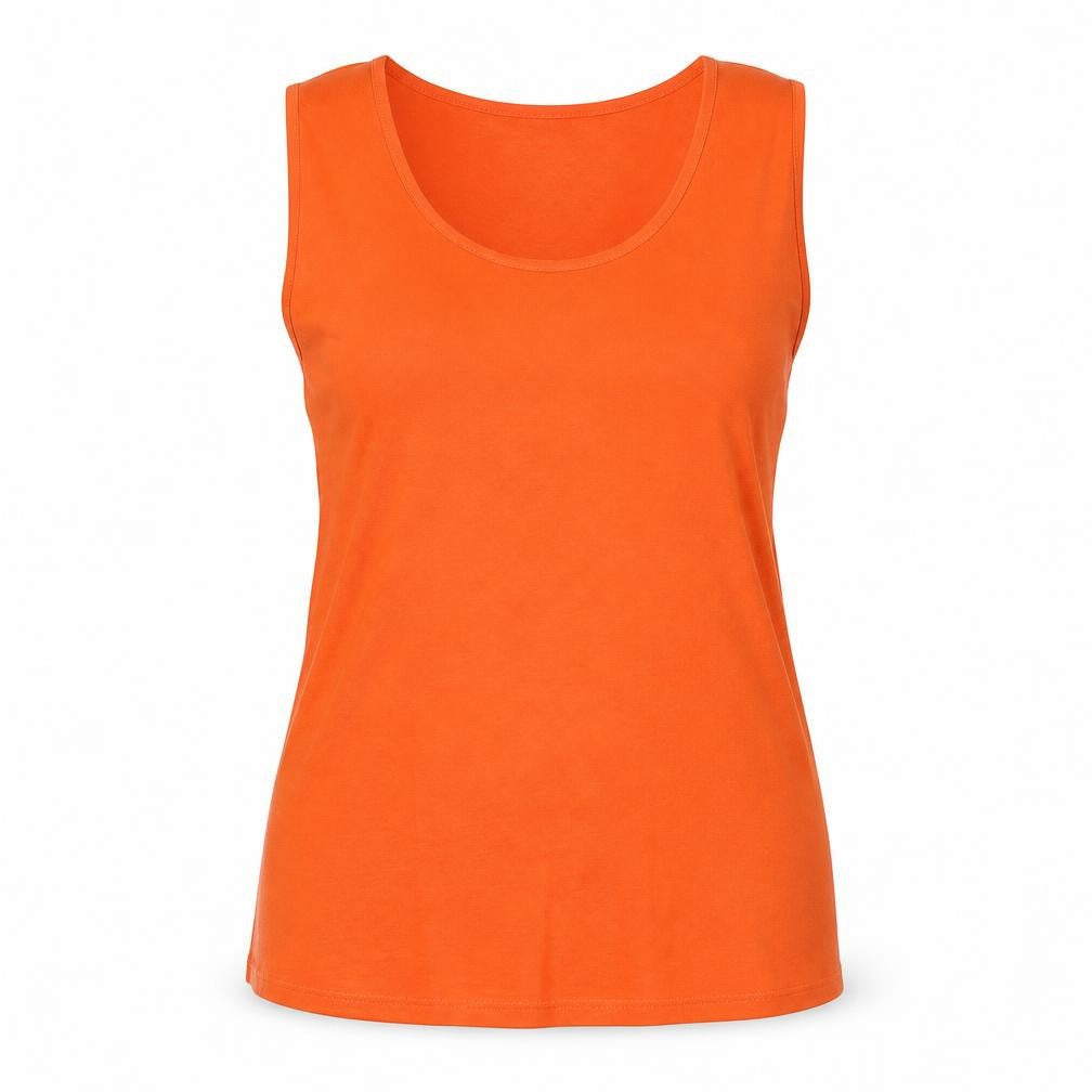Womens UK Size 16 First Avenue Orange Basic Tank