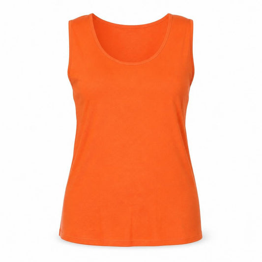 Womens UK Size 16 First Avenue Orange Basic Tank