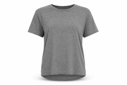 Zara Womens Grey Polyester Basic T-Shirt Size M Crew Neck