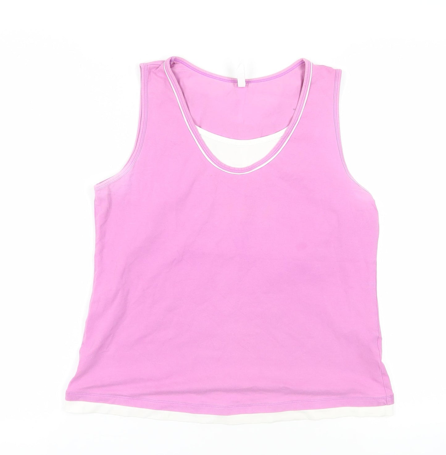 Womens UK Size 16 Marks and Spencer Purple Basic Tank