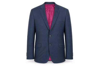 Performance Suits Mens Blue Viscose Jacket Blazer Size 40 Regular