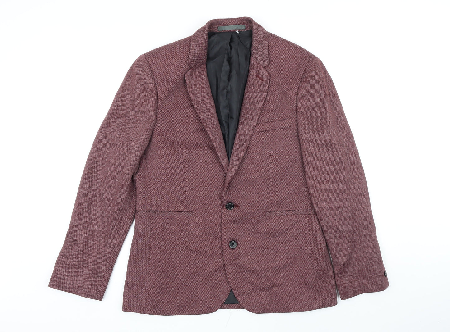 Mens UK Size 40 Burton Regular Red Suit Jacket